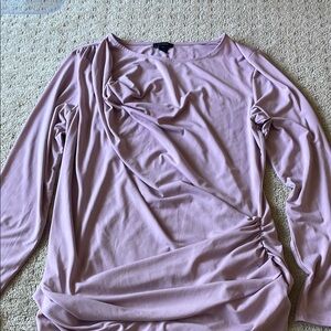 Halogen Soft Pink Draped Blouse